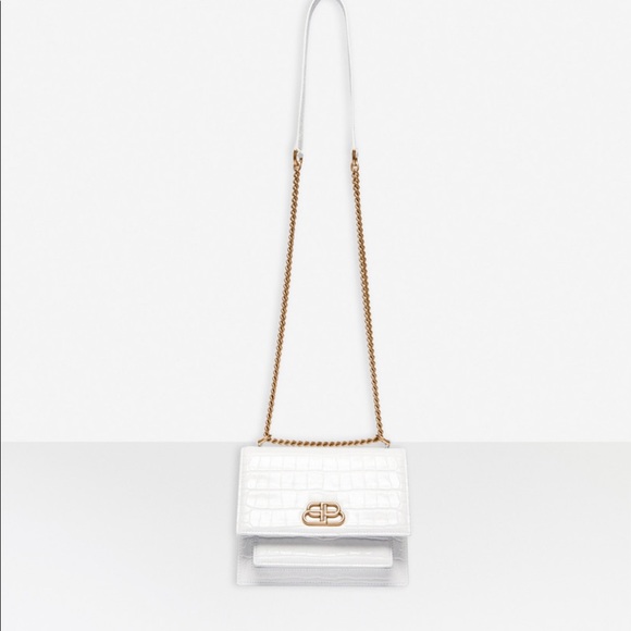 Sharp small chain bag in white - Picture 2 of 6